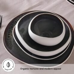 Alternative view of Karaca Earth Collection Galactic 55-Piece Dinner Set for 12 People - White, 8683650327776