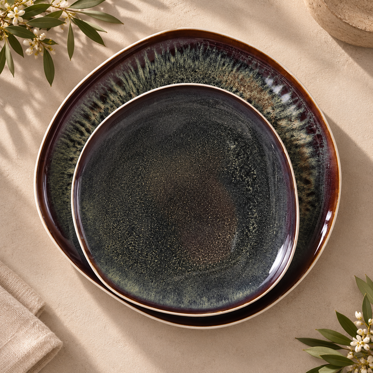 Karaca Earth Collection Galactic 55-Piece Dinner Set for 12 People – White, 8683650327776 5 Karaca Earth Collection Galactic 55-Piece Dinner Set for 12 People – White, 8683650327776 - Image 5