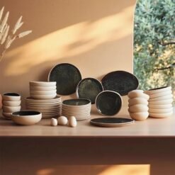 Karaca Earth Collection Galactic 55-Piece Dinner Set for 12 People - White, 8683650327776