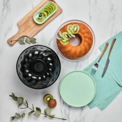 Alternative view of Karaca Bake Pro Sliced Cake Pan - Black | Non-Stick Italian Design, 8683650329503