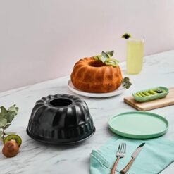 Karaca Bake Pro Sliced Cake Pan - Black | Non-Stick Italian Design, 8683650329503