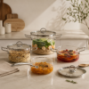 Karaca Amore 7-Piece Highly Heat-Resistant Borosilicate Glass Cookware Set, 8683650335023 15 8683650335023 5 1