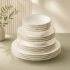 Karaca Fine Pearl Fame 55-Piece Dinner Set for 12 People – White with Gold Rim, 8683650341123 8 Karaca Fine Pearl Fame 55-Piece Dinner Set for 12 People – White with Gold Rim, 8683650341123 - Image 3