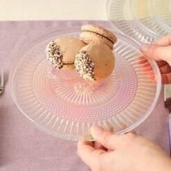 Alternative view of Karaca Marida 6-Piece Glass Cake Plate Set - 21 cm | Lustre Finish, 8683650361190