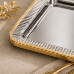 Alternative view of Karaca Ring Decorative Rectangular Tray 42 x 30 cm, 8683650362661
