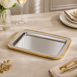Karaca Ring Decorative Rectangular Tray 42 x 30 cm, 8683650362661
