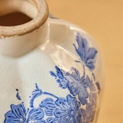 Alternative view of Karaca Mariner Decorative Vase 34 cm - Blue/White, 8683650375036