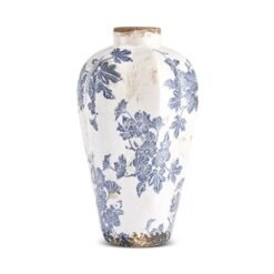 Alternative view of Karaca Mariner Decorative Vase 16 cm - Blue/White, 8683650376521