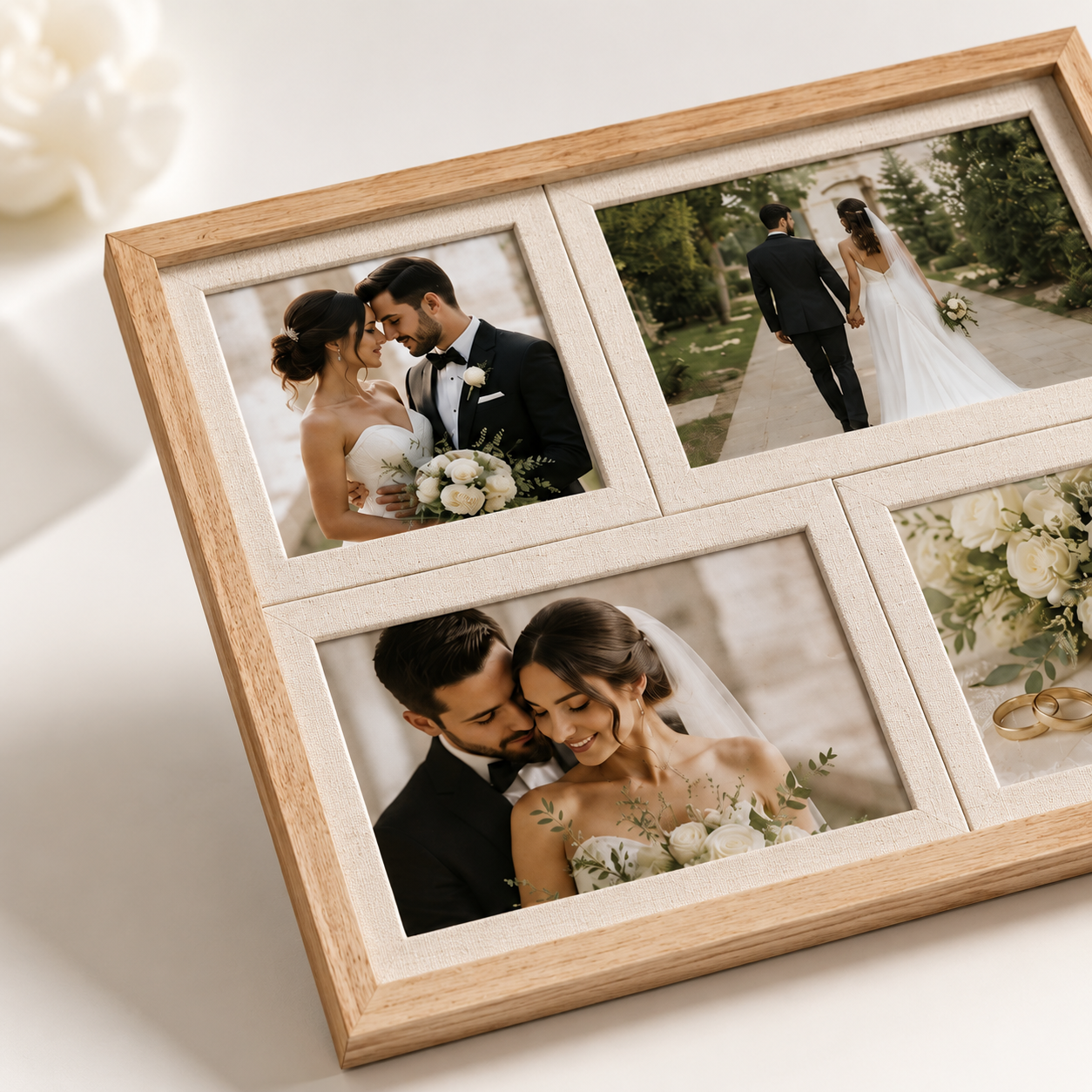 Karaca Habitat Rune 4-Piece Wooden Photo Frame 27.8 × 22.8 cm, 8683650383260 2 Karaca Habitat Rune 4-Piece Wooden Photo Frame 27.8 × 22.8 cm, 8683650383260 - Image 2