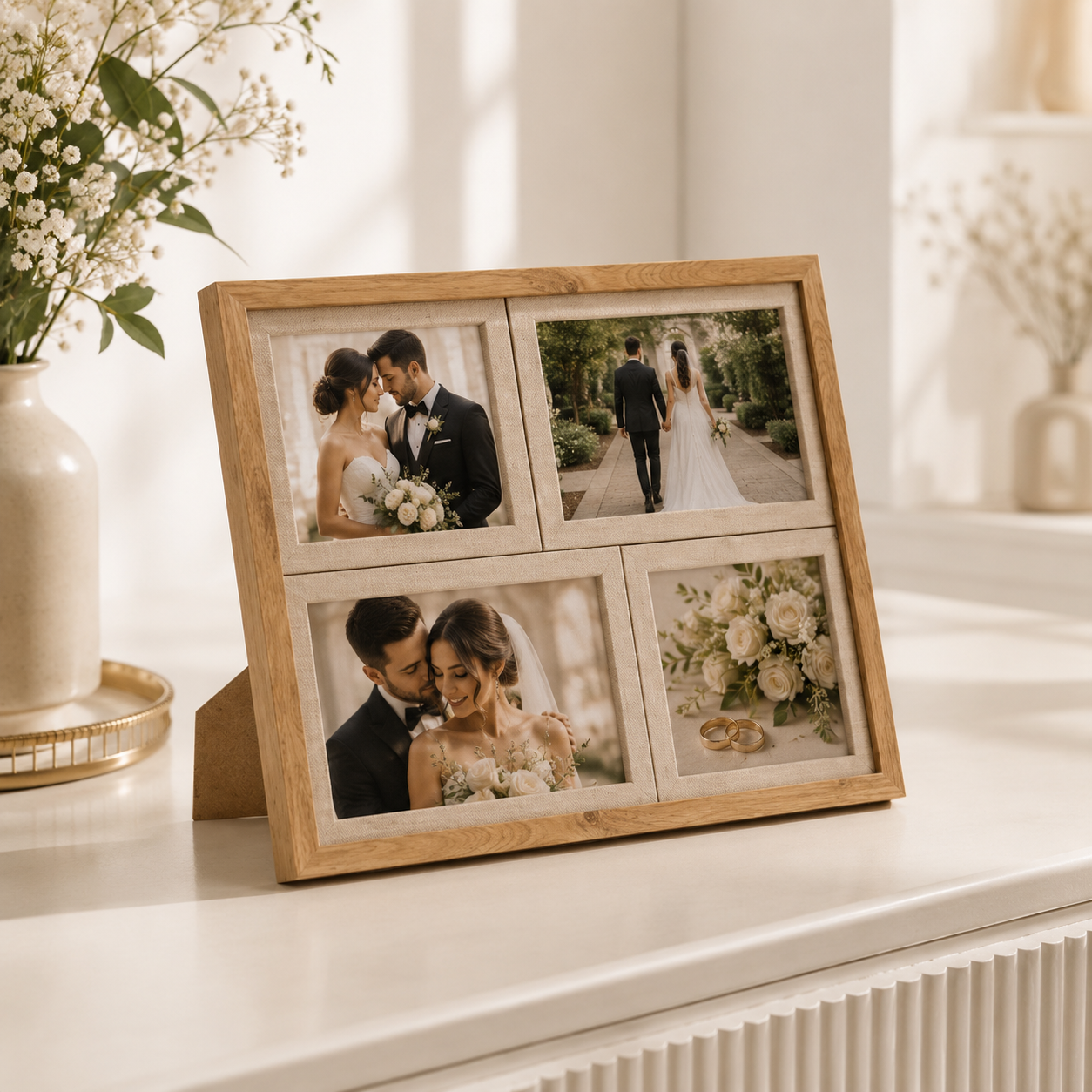 Karaca Habitat Rune 4-Piece Wooden Photo Frame 27.8 × 22.8 cm, 8683650383260 3 Karaca Habitat Rune 4-Piece Wooden Photo Frame 27.8 × 22.8 cm, 8683650383260 - Image 3