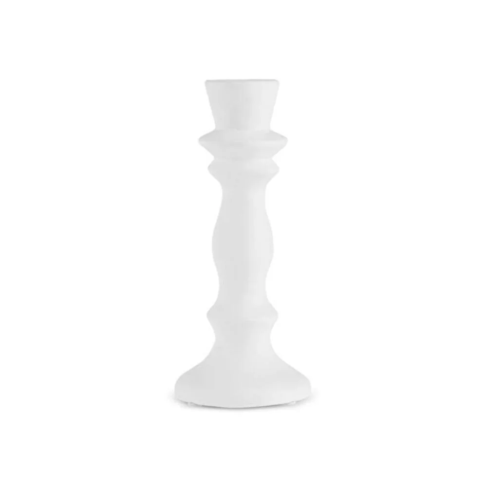 Karaca Stone Candle Holder 21.2 cm - White, 8683650383376 4 Karaca Stone Candle Holder 21.2 cm - White, 8683650383376 - Image 4