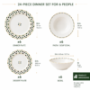 Karaca Forever Bone Almond Tropez 24-Piece Dinner Set for 6 People, 8683650391609 13 8683650391609 3