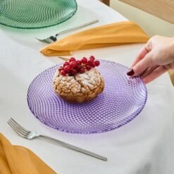 Alternative view of Karaca Arte 6-Piece Glass Cake Plate Set 21.5 cm, 8683650399087