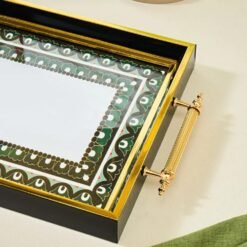 Alternative view of Karaca Lagada Rectangular Wooden Tray 35 cm, 8683650399193