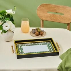 Karaca Lagada Rectangular Wooden Tray 35 cm, 8683650399193