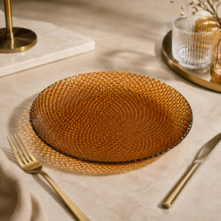 Alternative view of Karaca Arte 6-Piece Glass Cake Plate Set – 21.5 cm, 8683650399087