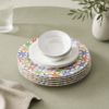 Karaca Fine Pearl Confetti 26-Piece Breakfast Set for 6 People - White with Gold Accents | Fine Bone Porcelain, 8683650379195 9 Karaca Fine Pearl Confetti 26-Piece Breakfast Set for 6 People - White with Gold Accents | Fine Bone Porcelain, 8683650379195 - Image 4