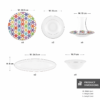 Karaca Fine Pearl Confetti 26-Piece Breakfast Set for 6 People - White with Gold Accents | Fine Bone Porcelain, 8683650379195 11 Karaca Fine Pearl Confetti 26-Piece Breakfast Set for 6 People - White with Gold Accents | Fine Bone Porcelain, 8683650379195 - Image 6