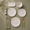 Karaca Elegance Massimo 53-Piece Dinner Set for 12 People – White with Gold Rim, 8683650327936 - Image 3