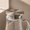 Karaca Serene 7-Piece Anthracite Glass Drinkware Set for 6 People – 1.8 L Carafe, 153.09.01.9484 - Image 3