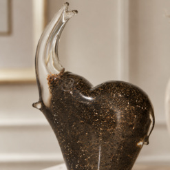 Alternative view of Karaca Home Fern Elephant Figurine – 13 cm Glass Decorative Sculpture, 153.09.01.8617