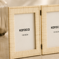 Alternative view of Karaca Elowen 2-Piece Foldable Photo Frame Set 13 x 18 cm - Cream, 8683650383277