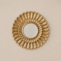 Karaca Elenor Gold Decorative Wall Mirror 21.5 cm, 8683650340829