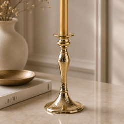 Alternative view of Karaca Home Rena Candlestick 22 cm - Gold, 153.09.01.2143