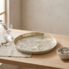 Karaca Decorative Tray 32 cm | Gold Leaf Pattern, 153.19.01.1551 4 Gemini Generated Image aviydjaviydjaviy