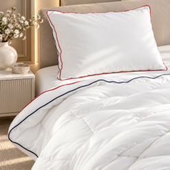 Karaca Home Air-Conditioned Double Duvet & 2-Pillow Set – White, 200.22.14.0273