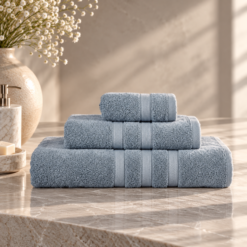 Alternative view of Karaca Home Comfort Touch Plain 100% Cotton Blue Towel 30 x 50 cm, 200.22.11.0097