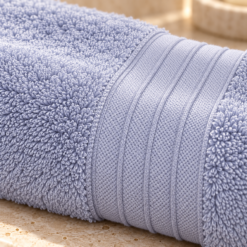 Alternative view of Karaca Home Aquasoft 100% Cotton Bath Towel – Blue | 85 × 150 cm, 200.20.01.0657