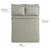 Karaca Home Royale Cotton & Lyocell Double Duvet Cover Set 200 × 220 cm – Sage, 8680214391440 - Image 6