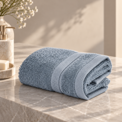 Karaca Home Comfort Touch Plain 100% Cotton Blue Towel 30 x 50 cm, 200.22.11.0097