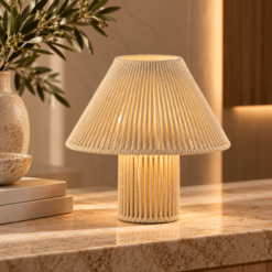Karaca Home Fimi Boho Table Lamp – Natural Beige, 8680214420218