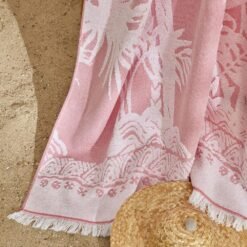 Alternative view of Karaca Home Palm Tree Beach Towel 80×150 cm – Coral, 200.22.11.0319