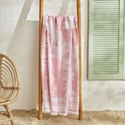 Karaca Home Palm Tree Beach Towel 80×150 cm – Coral, 200.22.11.0319