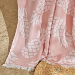 Alternative view of Karaca Home Pineapple Beach Towel 80×150 cm – Pink, 200.22.11.0323