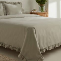 Alternative view of Karaca Home Pure Ruffle 100% Cotton King Size Frilled Duvet Cover Set – Sage, 200.22.05.0299