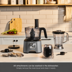 Alternative view of Karaca Mastermaid Power Multifunctional 10 in 1 Food Processor 2000W, Galaxy Grey, 8697918880828