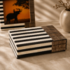 Karaca Home Black Stripe Bone Box 20 × 13 cm, 300.01.01.2465