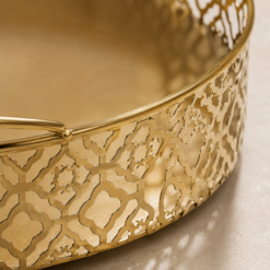 Alternative view of Karaca Home Gold Sema Tray 28 cm, 8683650439585