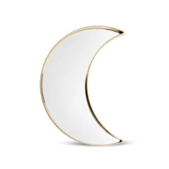 Alternative view of Karaca Home Sema Moon-Shaped Snack Bowl – Gold, 8683650439516