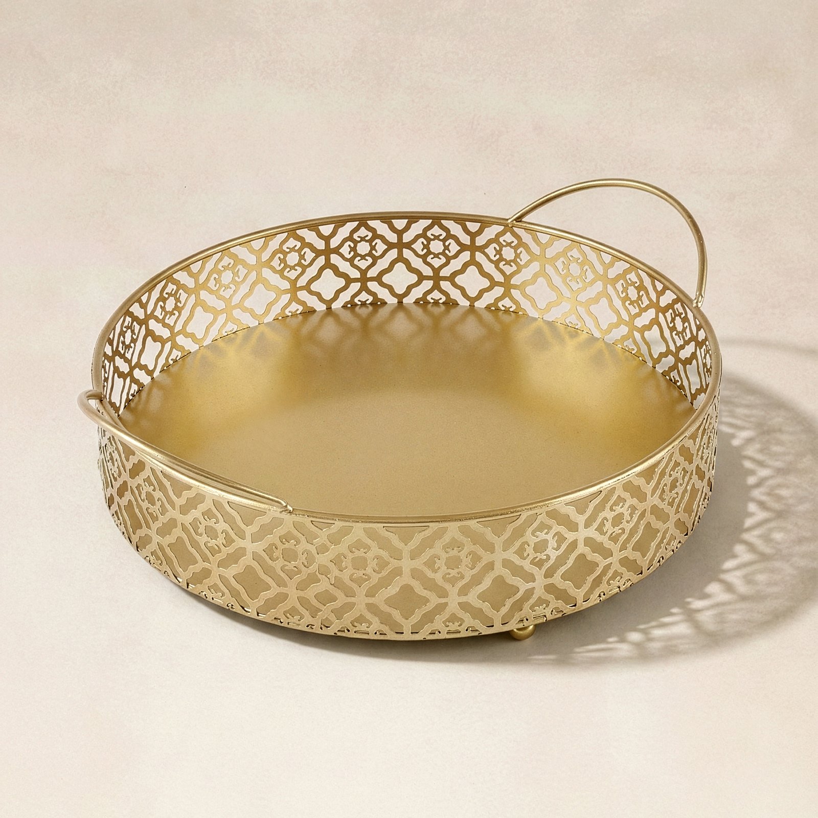 Karaca Home Sema Tray – Gold, 8683650439585 1 Karaca Home Sema Tray – Gold, 8683650439585