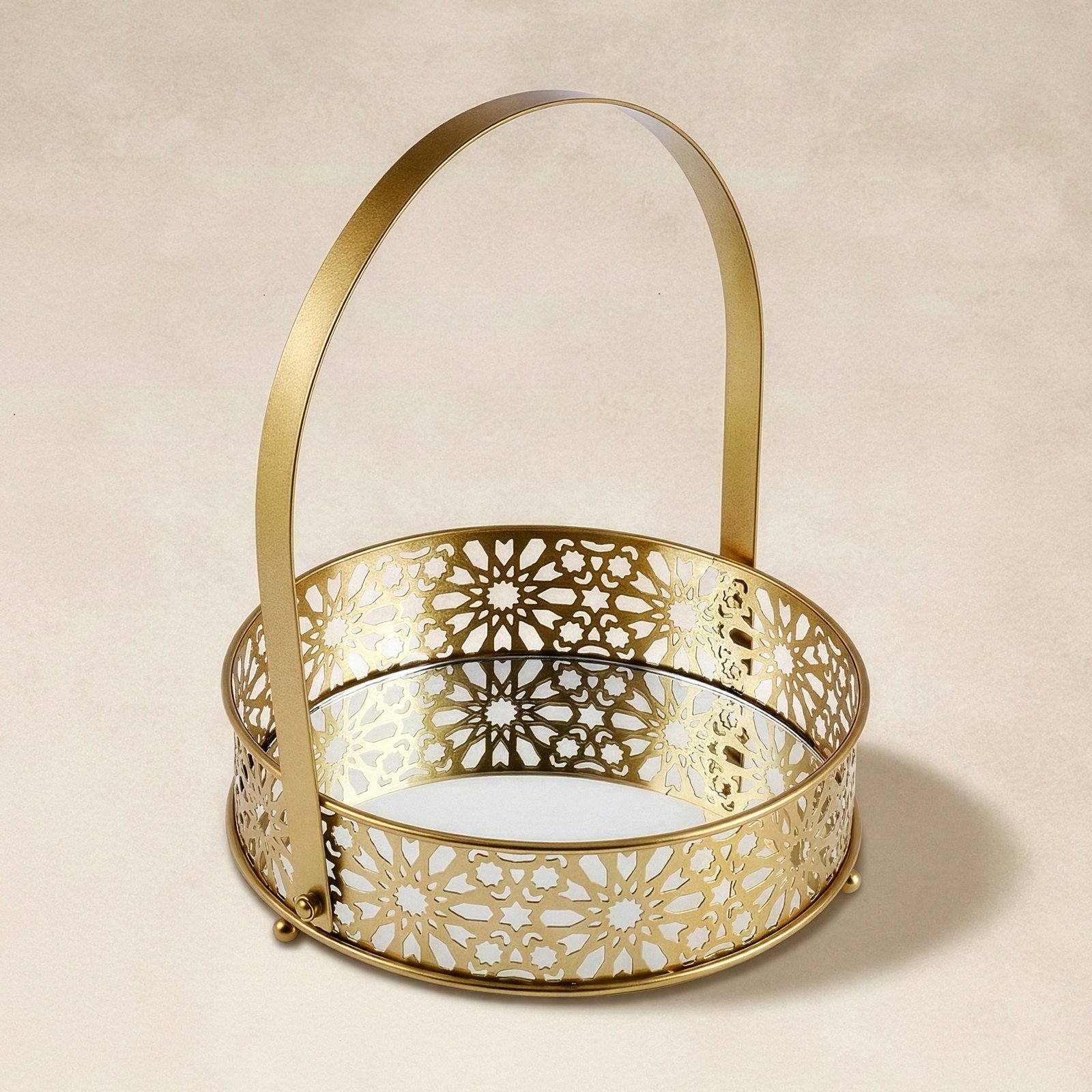 Karaca Home Sema Serving Tray – Gold, 8683650439561 1 Karaca Home Sema Serving Tray – Gold, 8683650439561