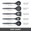 Karaca Gusto 12-Piece Knife & Kitchen Utensil Set with Block & Chopping Board – Grey, 153.03.08.2615 - Image 3