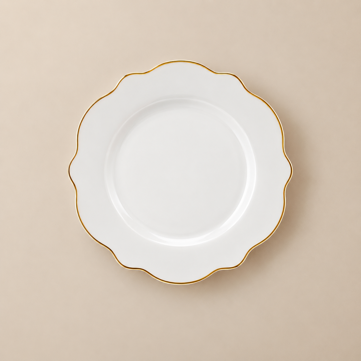Karaca Daisy Gold Wave Shape Boat-Shaped 27-Piece Porcelain Dinner Set for 6, 153.03.08.3275 12 Karaca Daisy Gold Wave Shape Boat-Shaped 27-Piece Porcelain Dinner Set for 6, 153.03.08.3275 - Image 12