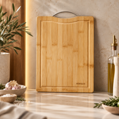 Karaca Owen Rectangle Bamboo Cutting Board – 28 × 20 cm, 153.03.09.0021