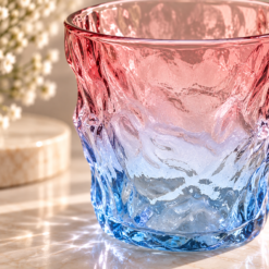 Alternative view of Karaca Glacier 6-Piece Beverage Glass Set 287 ml, Pink/Blue, 153.09.01.6696