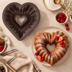 Karaca Crick Crack Harmony Heart-Shaped Silicone Cake Pan, 153.09.01.6840